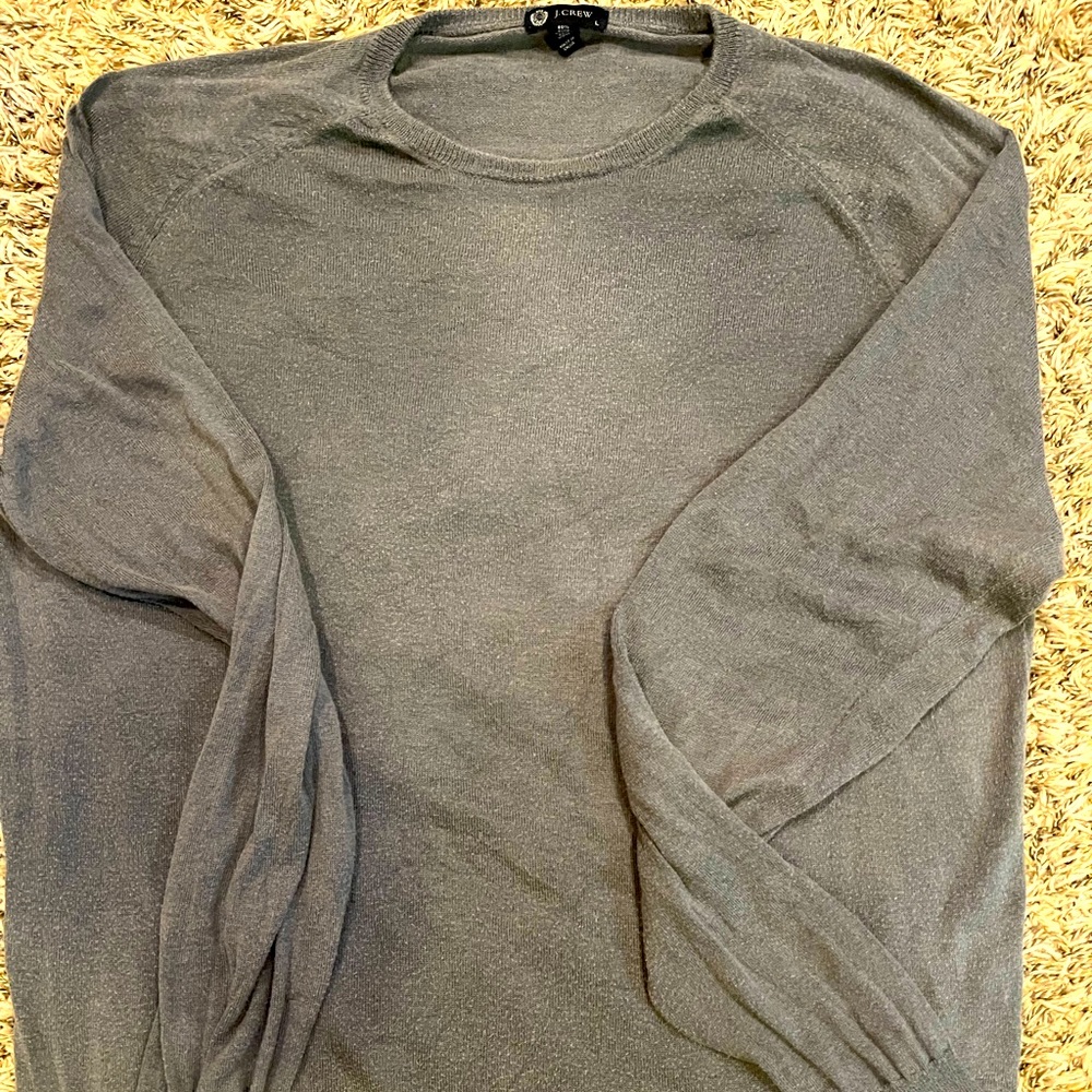 J. Crew mens size large, gray sweater